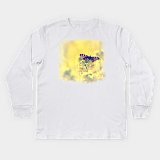 Sunshine and Butterflies Kids Long Sleeve T-Shirt